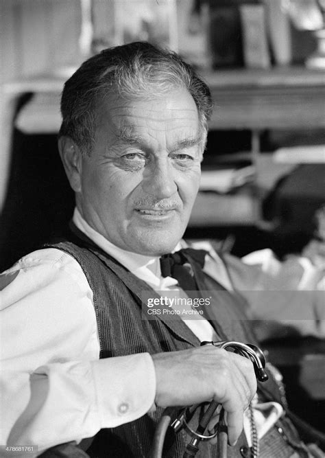 Milburn Stone as Doc Adams on GUNSMOKE. Image dated September 22,... in
