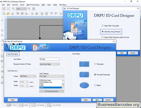 id card design screenshots    designing procedure  id cards
