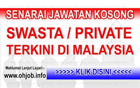 Read the reviews about them first before you decide. Senarai Jawatan Kosong Swasta / Private Terkini 2018 ...