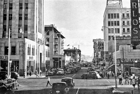 looking south on central at monroe in the 1940s phoenix arizona places to travel arizona