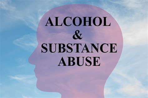 Alcohol And Substance Abuse Concept Stock Illustration Illustration Of