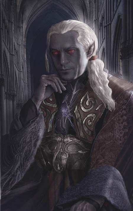 The Tower Of Maked Mage Rpg Portrait Character Portraits Drow Noble