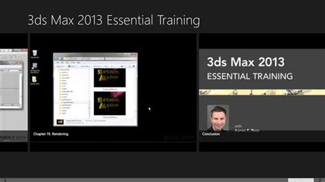 Learning Autodesk 3ds Max 2013 Essential Training For Windows 8 And 81