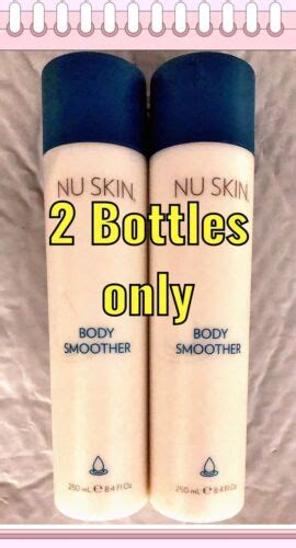 2x Nu Skin Nuskin Authentic Body Smoother Brand New W Sealed 250ml84 Floz Ebay