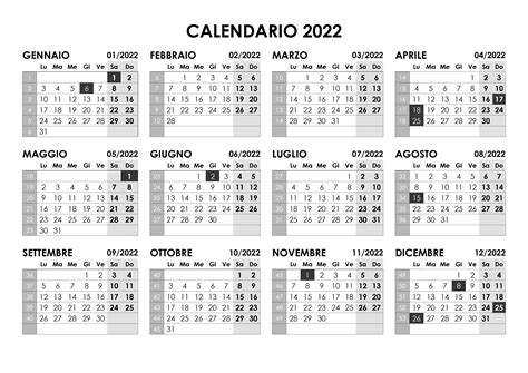 Calendario 2022 Imágenes