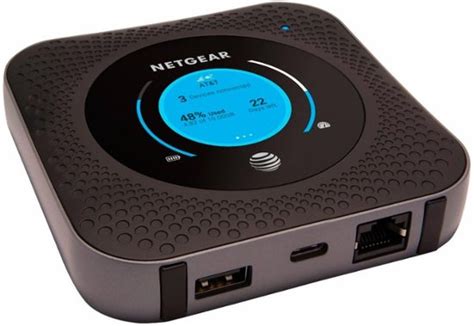 Atandt Nighthawk Lte Mobile Hotspot Router Black 6112b Best Buy