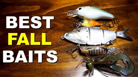 Top 5 Fall Bass Fishing Lures Youtube