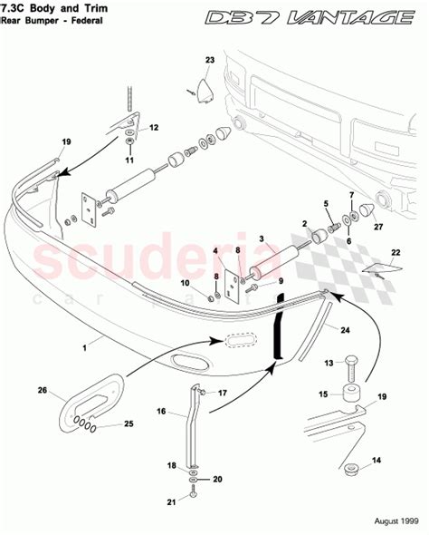 What they mean is the maximum possible. Aston Martin DB7 Vantage Rear Bumper (Federal) Parts | Scuderia Car Parts