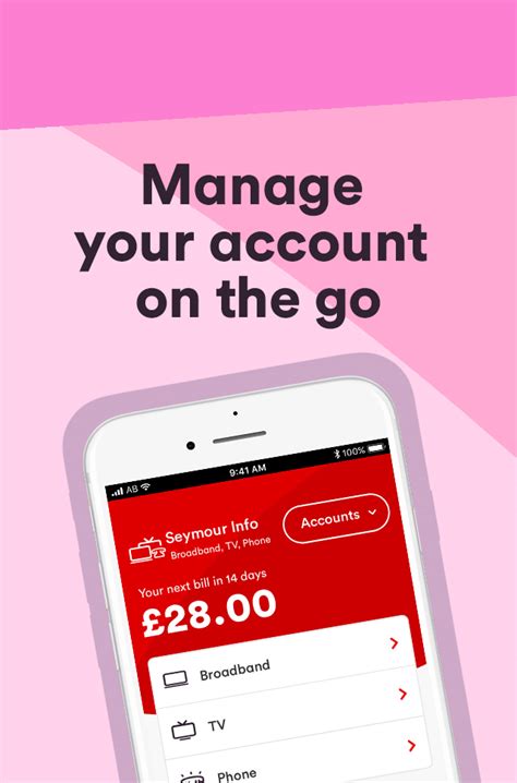 the my virgin media app download to manage your account on the go virgin media