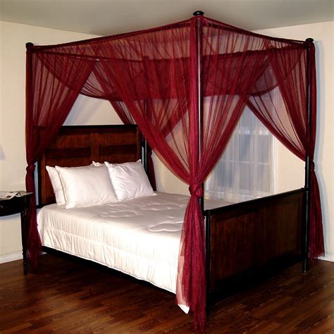 Contemporary canopy bed curtains ideas. Casablanca Palace Four-Poster Bed Canopy | Kohls in 2020 ...