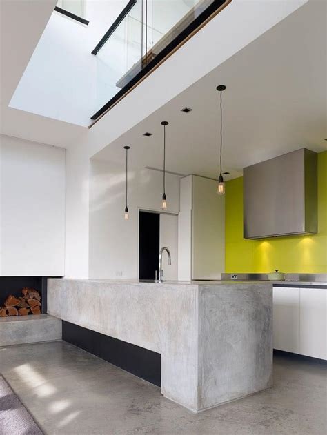 Mas en cocina casera y facil. 50 Ambientes com Piso de Cimento Queimado - Fotos