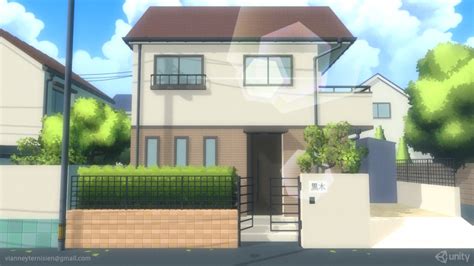 Japanese Suburb Unity Japanese Style House Anime Houses Japanese