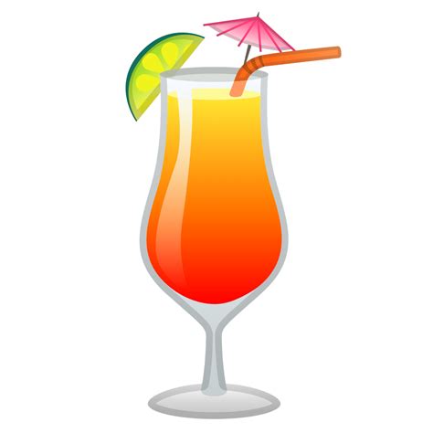Tropical Drink Icon Noto Emoji Food Drink Iconset Google