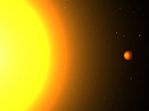Artists Concept Of The Close Orbiting Alien Planet Kepler 78b Whose Scorching Hot Surface Is