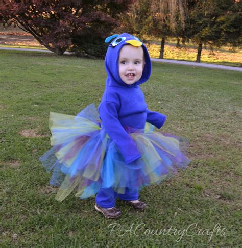 Sweeterthansweets cutest handmade diy kids halloween. DIY Fleece Peacock Tutu Costume | PA Country Crafts