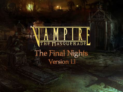 Vtm The Final Nights 11 Vampire The Masquerade Gamewatcher