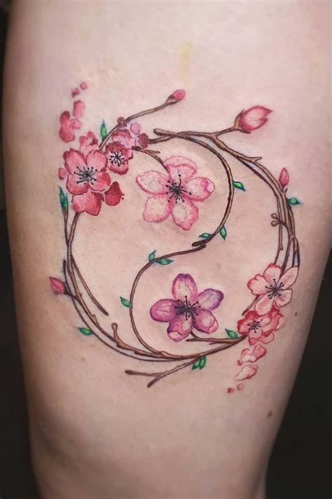 Tender Selection Of Cherry Blossom Tattoo For Your Inspiration In 2020