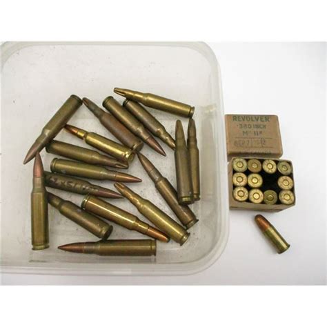Assorted Military Ammo Lot Switzers Auction And Appraisal Service