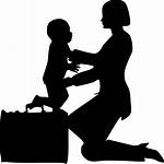 Mother Working Clipart Transparent Child Clipground