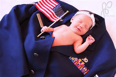 My Daddy Is In The Air Force Patriotic Baby With American Flag