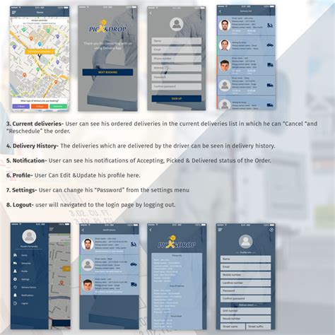 There are some intermediate delivery and maternity packages. Delivery Management & Package Tracker App Development for ...