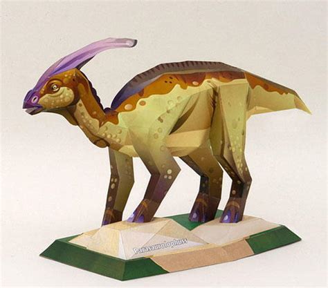Click and hear the audio pronunciation multiple times and learn how to pronounce the name parasaurolophus. Parasaurolophus Dinosaur Printable | AllFreePaperCrafts.com