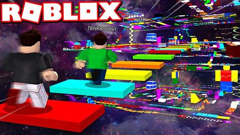 Roblox Insane Rainbow Speed Obby Race Vs My Little Brother Youtube