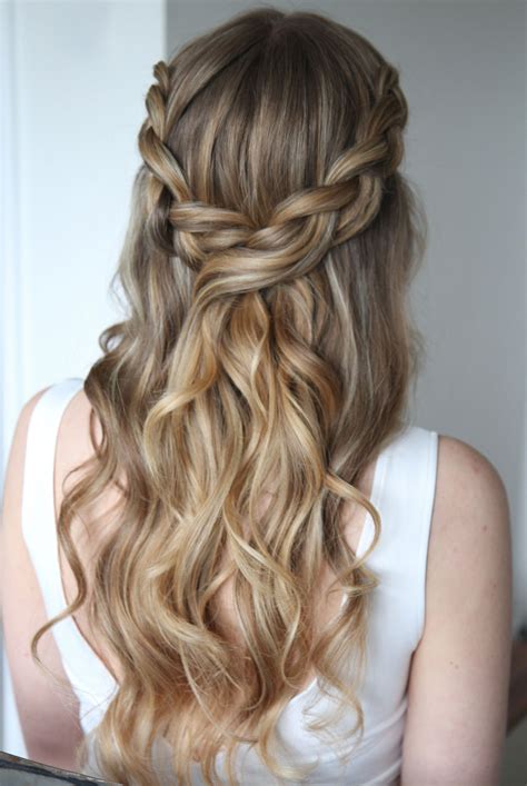 Boho Wedding Hair Half Up Half Down With Dutch Braids