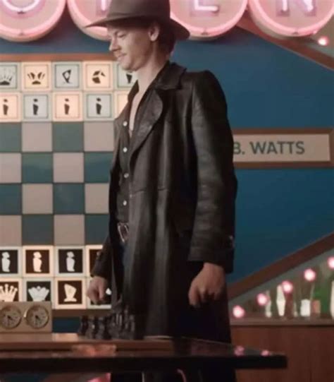 The title refers to queen's gambit, a chess opening. Buy Benny Watts Coat | The Queen's Gambit Coat