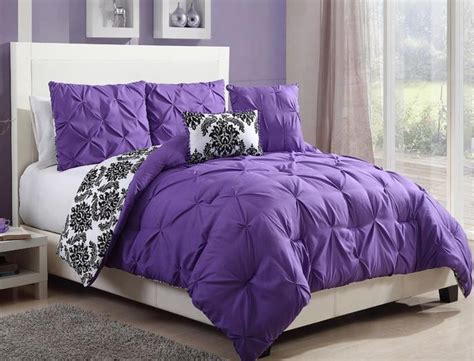 Previous next 1 / 34. TEEN GIRLS Black White Purple REVERSIBLE PINTUCK DAMASK ...