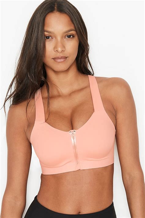 Buy Victoria S Secret High Impact Racerback Zip Up Sports Bra From The Victoria S Secret Uk