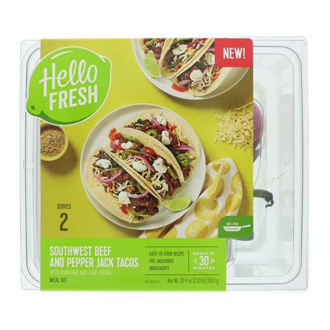 Hello Fresh Southwest Beef And Pepper Jack Taco Kit Shop Meal Kits At