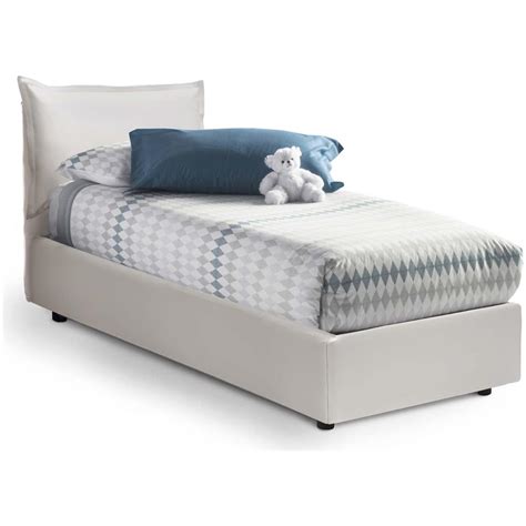 Rivestimento in tessuto completamente sfoderabile, doghe in legno. Rivestimento Per Letto Con Contenitore : Talamo Italia ...