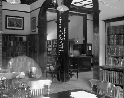 Interior Of Carnegie Library Photograph Wisconsin Historical Society