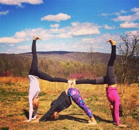 Have Some Fun With These 3 Person Yoga Challenge Poses