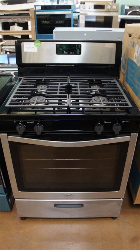 30″ Whirlpool Wfg320m0bs 51 Cuft Freestanding Gas Range Appliances