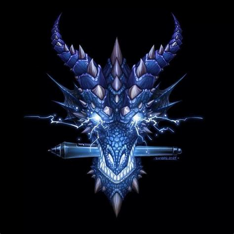Blue Flame Dragon Pictures Dragon Art Blue Flame