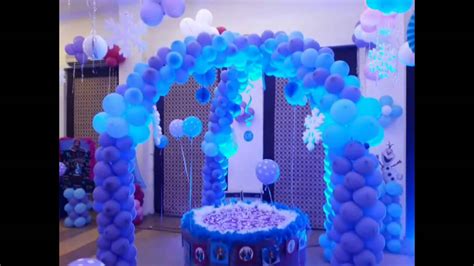 Frozen Theme Birthday Party Youtube