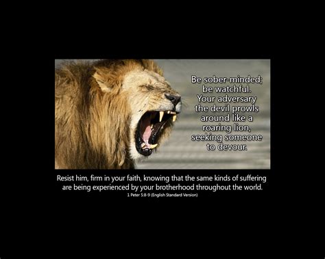 Learn vocabulary, terms and more with flashcards, games and other study tools. 1 Peter 5:8-9 - The Fellowship Site