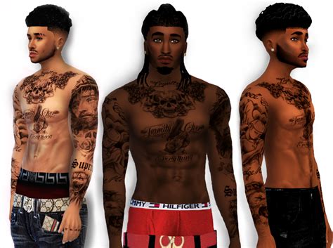 Sims 4 Male Tattoos