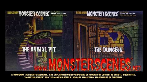 Monster Model Review 183 The Monster Scenes Animal Pit And Dungeon By