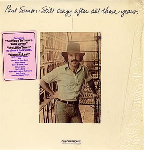 Paul Simon Still Crazy After All These Years Quad Us Vinyl Lp Album Lp Record 288238