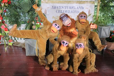 Meeting King Louie And The Jungle Book Monkeys Taken On Ap Flickr