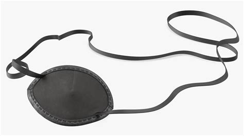 3d leather eyepatch black turbosquid 2151237