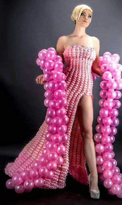 Pin By Solosexybrown On Balloon Ideas Balloon Dress Dresses Balloons