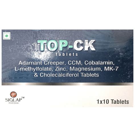 Top Ck Tablet 10 Each Buy Combo Pack Of 20 Strips At Best Price In