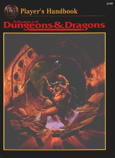 Adandd 2nd Edition Core Rulebook Player S Handbook D20 System Dungeons And Dragons