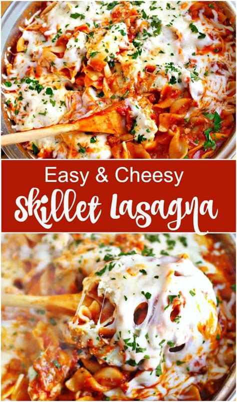 Easy Skillet Lasagna The Best Way To Get Your Lasagna Fix