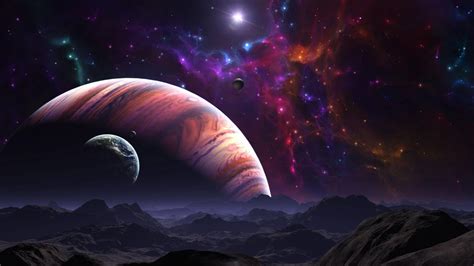 Space Planet Galaxy Planets Star Stars Univers Wallpapers Hd