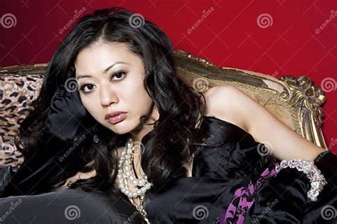 Asian Female Wear Lingerie Stock Image Image Of Skin 13105833